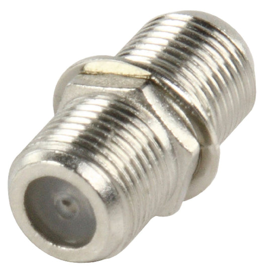 Valueline Coax-Adapter F F female - F female Silber