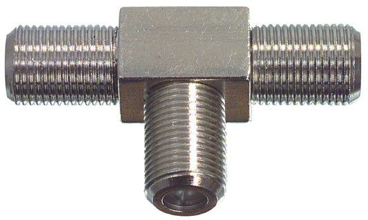 Valueline Coax-Adapter F F female - 2x F female Silber
