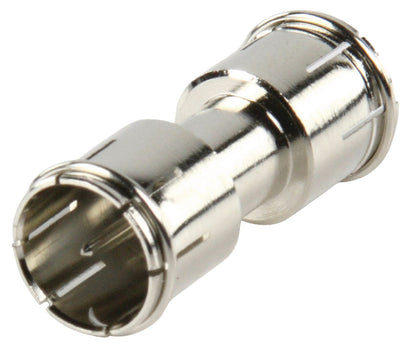 Valueline Coax-Adapter F F-Stecker Quick - F-Stecker Quick Silber