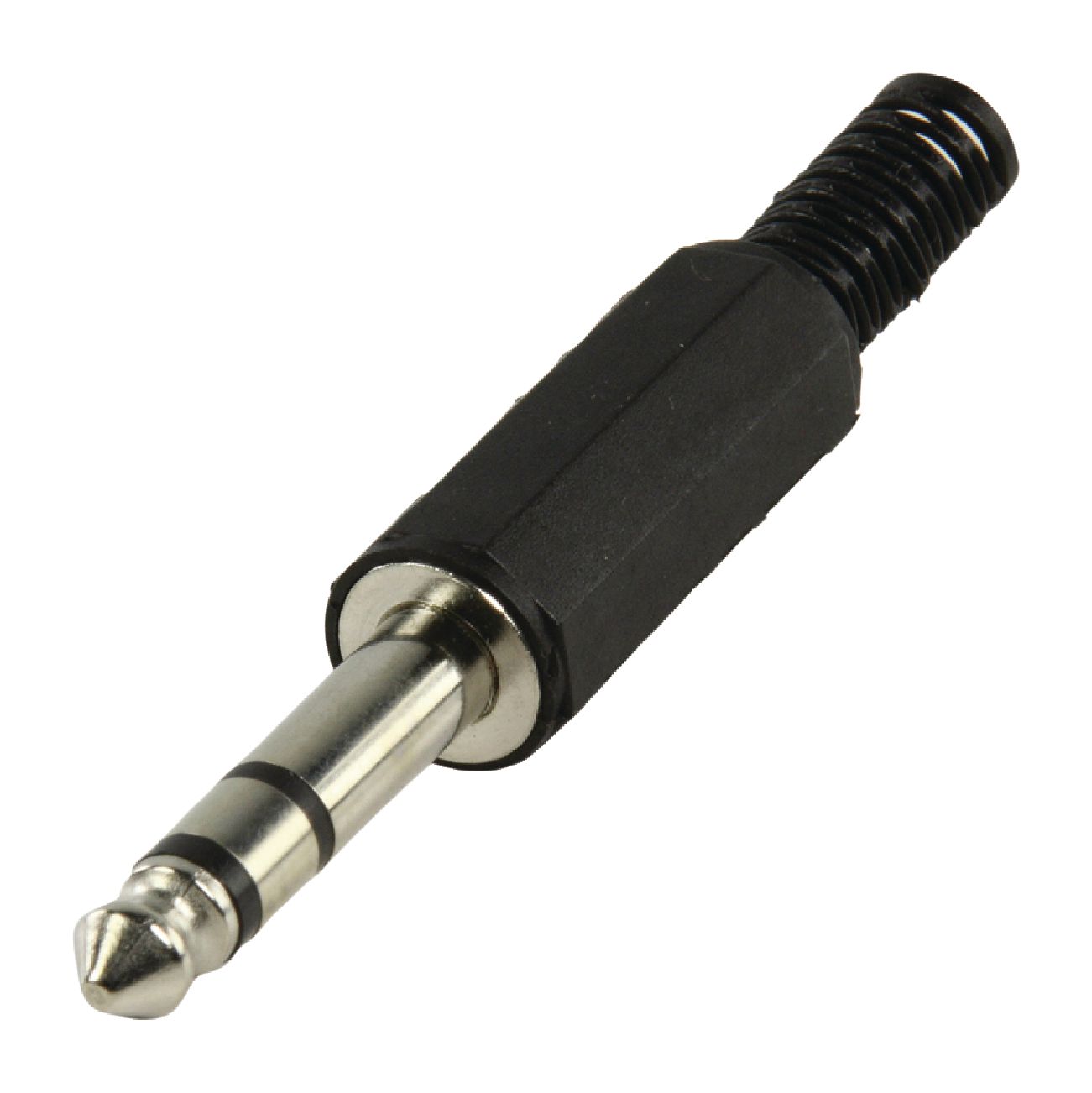 Valueline Audio-Stecker 6.35 mm Male PVC Schwarz
