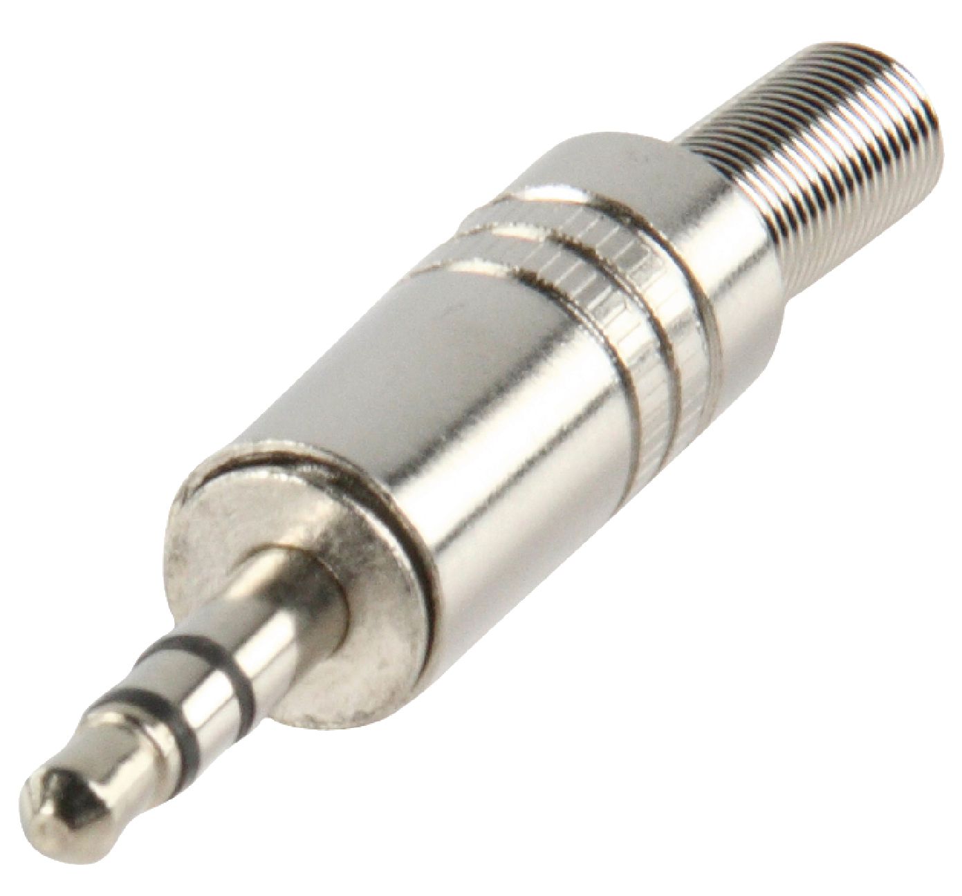 Valueline Audio-Stecker 3.5 mm Male Metall Silber
