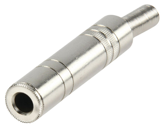 Valueline Audio-Stecker 6.35 mm Female Metall Silber