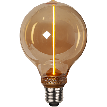 LED-Decoration ''One'', E27, 1800K, 100LM, 230V/2W, 3-Stufig dimmbar, Bernstein