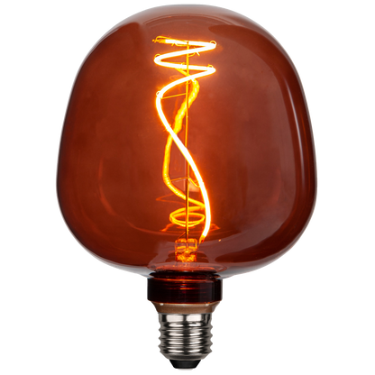 LED-Lampe ''Cognac Apple'', E27, 1800K, 1W, 80 Ra, 40lm, ca. 12,5x17cm