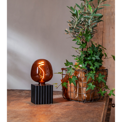 LED-Lampe ''Cognac Apple'', E27, 1800K, 1W, 80 Ra, 40lm, ca. 12,5x17cm
