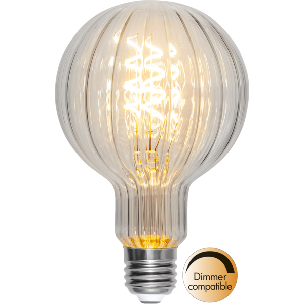 LED-Lampe ''Decoled'' G95, E37, 2200K, 150lm, 2W, warmweiß, dimmbar