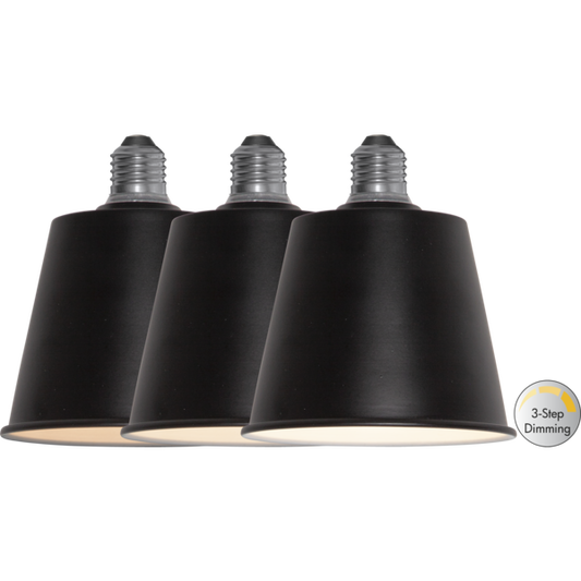 LED-Lampe ''Dream'', Metall, schwarz, step-dimmbar, E27, 3000K, 210lm, 3,5W