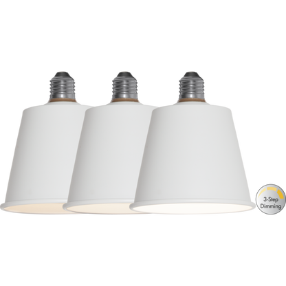 LED-Lampe ''Dream'', Metall, weiß, step-dimmbar, E27, 3000K, 210lm, 3,5W