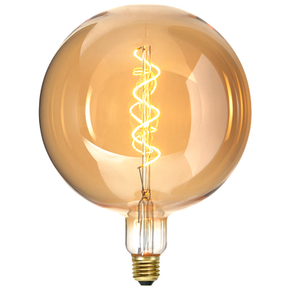 LED-Lampe ''Industrial Vintage'', E27, 2100K, Amber, 130lm,20x26,2cm, 2,8W,dimmbar