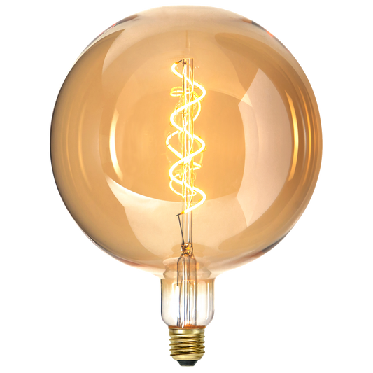 LED-Lampe ''Industrial Vintage'', E27, 2100K, Amber, 130lm,20x26,2cm, 2,8W,dimmbar