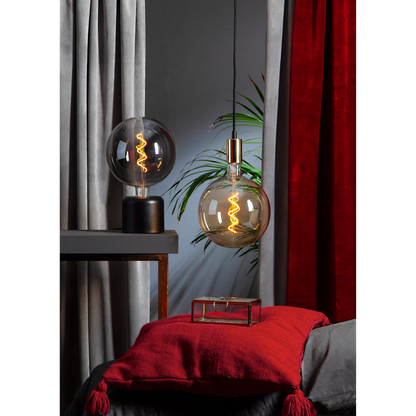 LED-Lampe ''Industrial Vintage'', E27, 2100K, Amber, 130lm,20x26,2cm, 2,8W,dimmbar