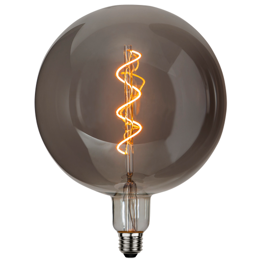 LED-Lampe ''Industrial Vintage'', E27, 2200K, Rauchglas, 55lm, 2,6W, dimmbar