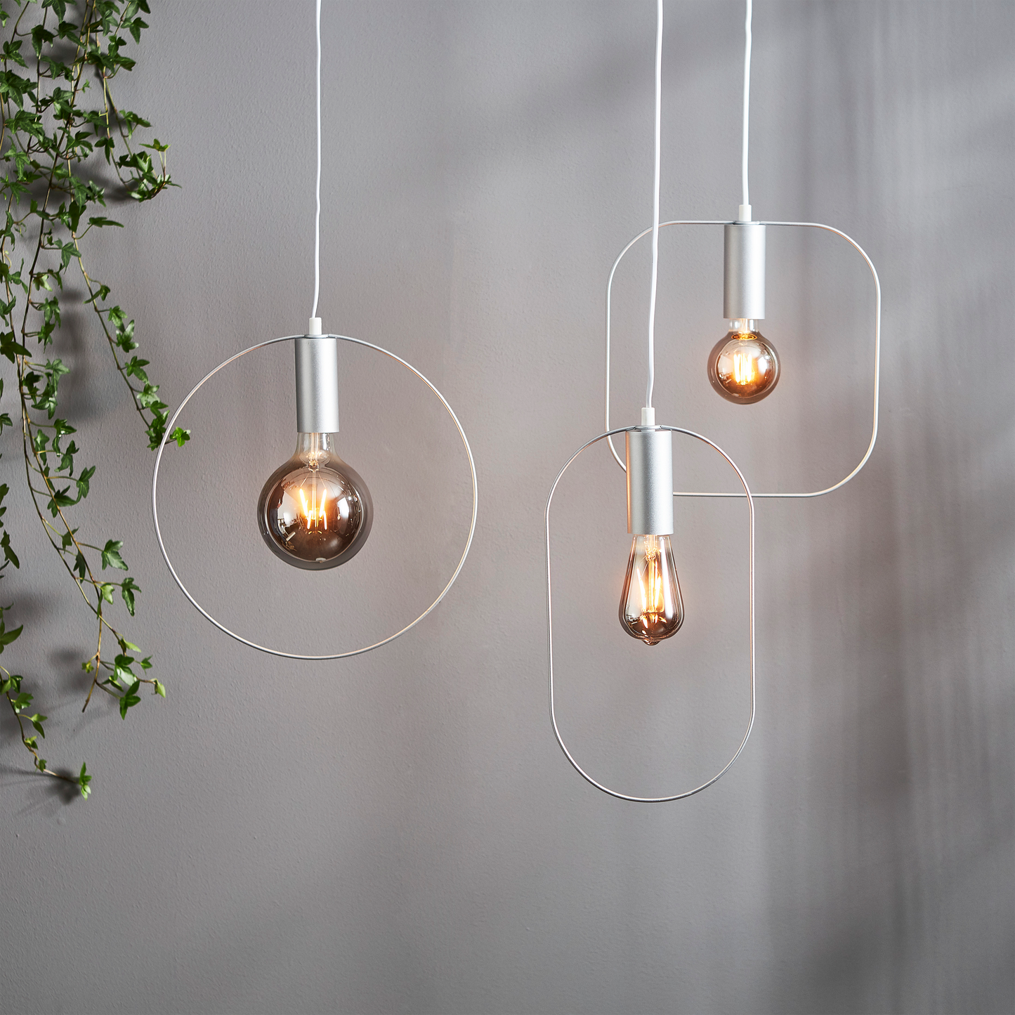 LED-Lampe ''Plain Smoke'', E27, 80lm,  2100K, 12x17,8,cm, 1,8W