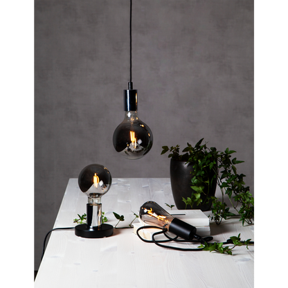 LED-Lampe ''Plain Smoke'', E27, 80lm,  2100K, 12x17,8,cm, 1,8W