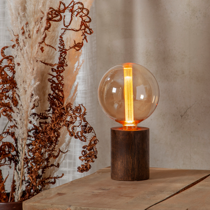 LED-Lampe ''Soft Glow'', E27, 1700K, 80 Ra, 45lm, 12,5x16,4cm, 2W, Amber
