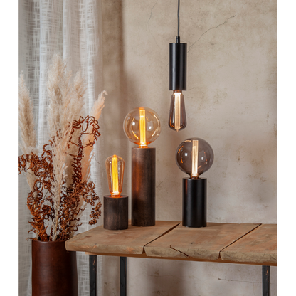 LED-Lampe ''Soft Glow'', E27, 1700K, 80 Ra, 45lm, 12,5x16,4cm, 2W, Amber