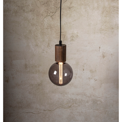 LED-Lampe ''Soft Glow'', E27, 2800K, 80 Ra, 45lm, 12,5x16,4cm,1,1W, Rauchglas