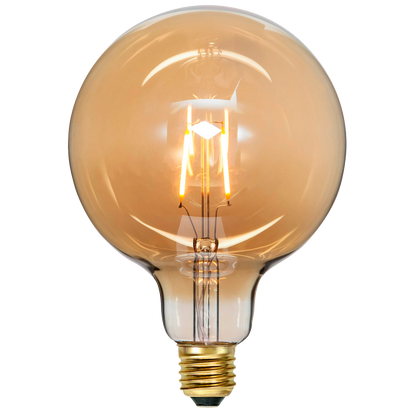 LED-Lampe ''Vintage Gold'', E27, 0,75W,  2000K, 80lm, 12x17,8cm, Amber