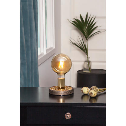 LED-Lampe ''Vintage Gold'', E27, 0,75W,  2000K, 80lm, 12x17,8cm, Amber