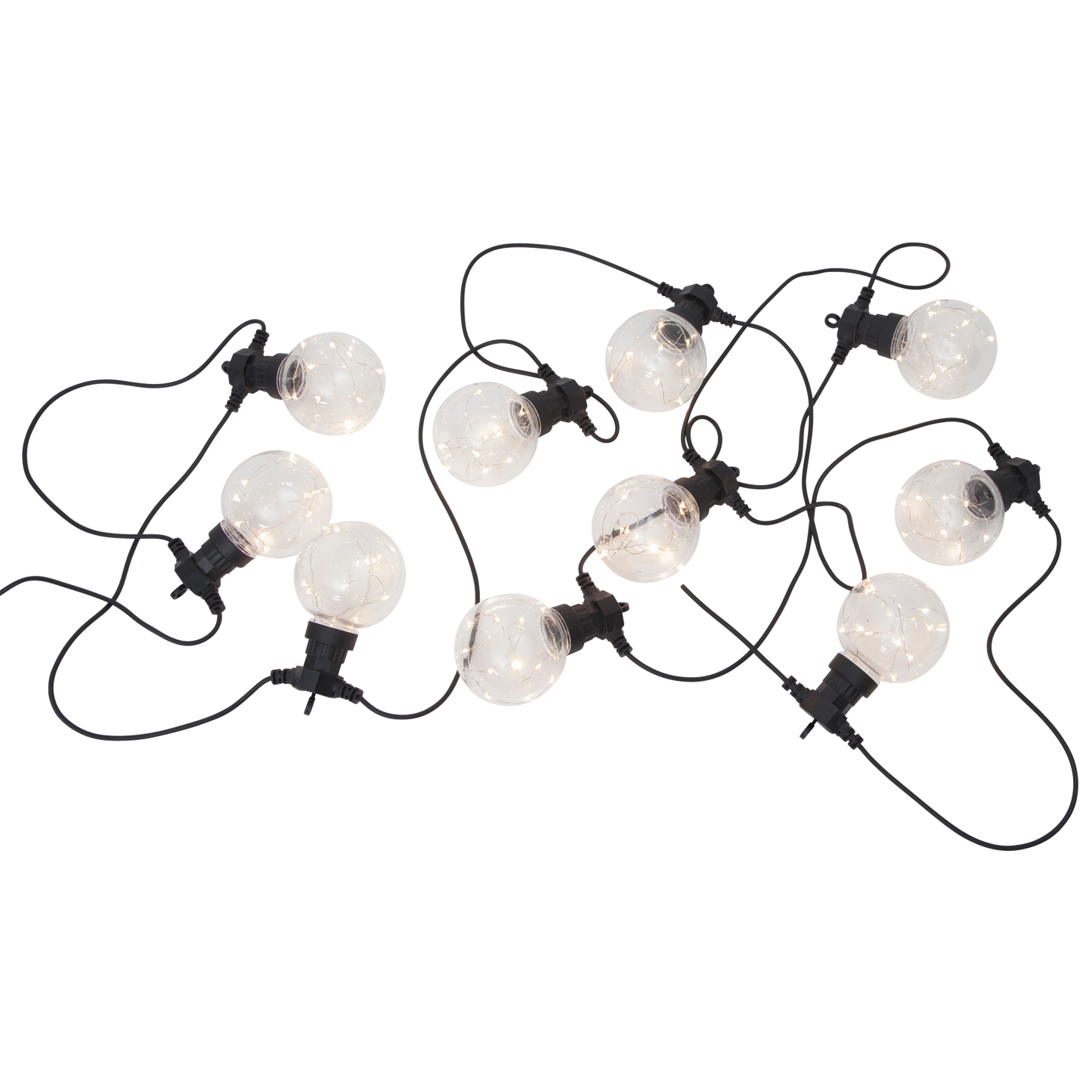 LED-Partylichterkette ''Big Circus'', 10 Lampen, warmweiß, 4,5m Länge, outdoor