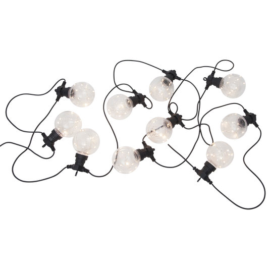 LED-Partylichterkette ''Big Circus'', 10 Lampen, warmweiß, 4,5m Länge, outdoor