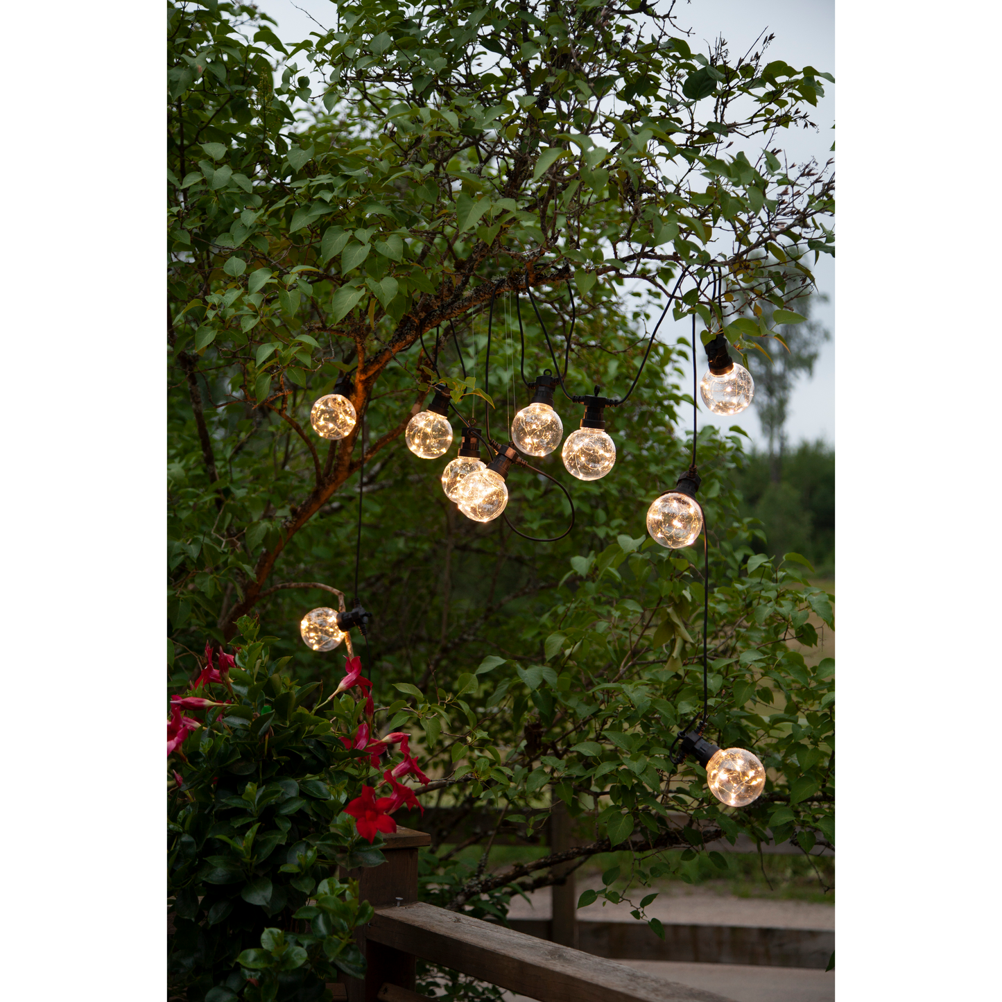 LED-Partylichterkette ''Big Circus'', 10 Lampen, warmweiß, 4,5m Länge, outdoor