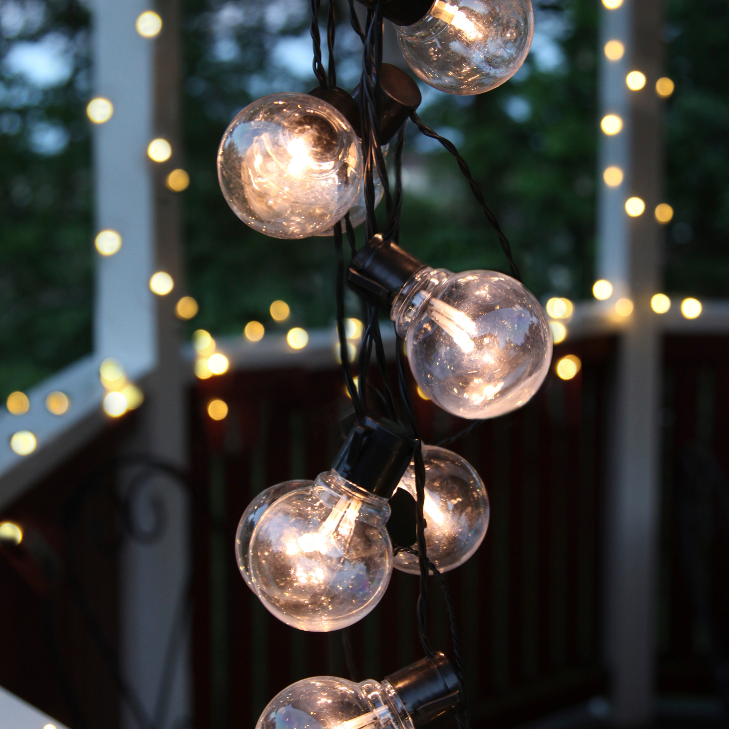 LED-Partylichterkette ''Partaj'', 16 Lampen, warmweiß, 4,5m Länge, outdoor