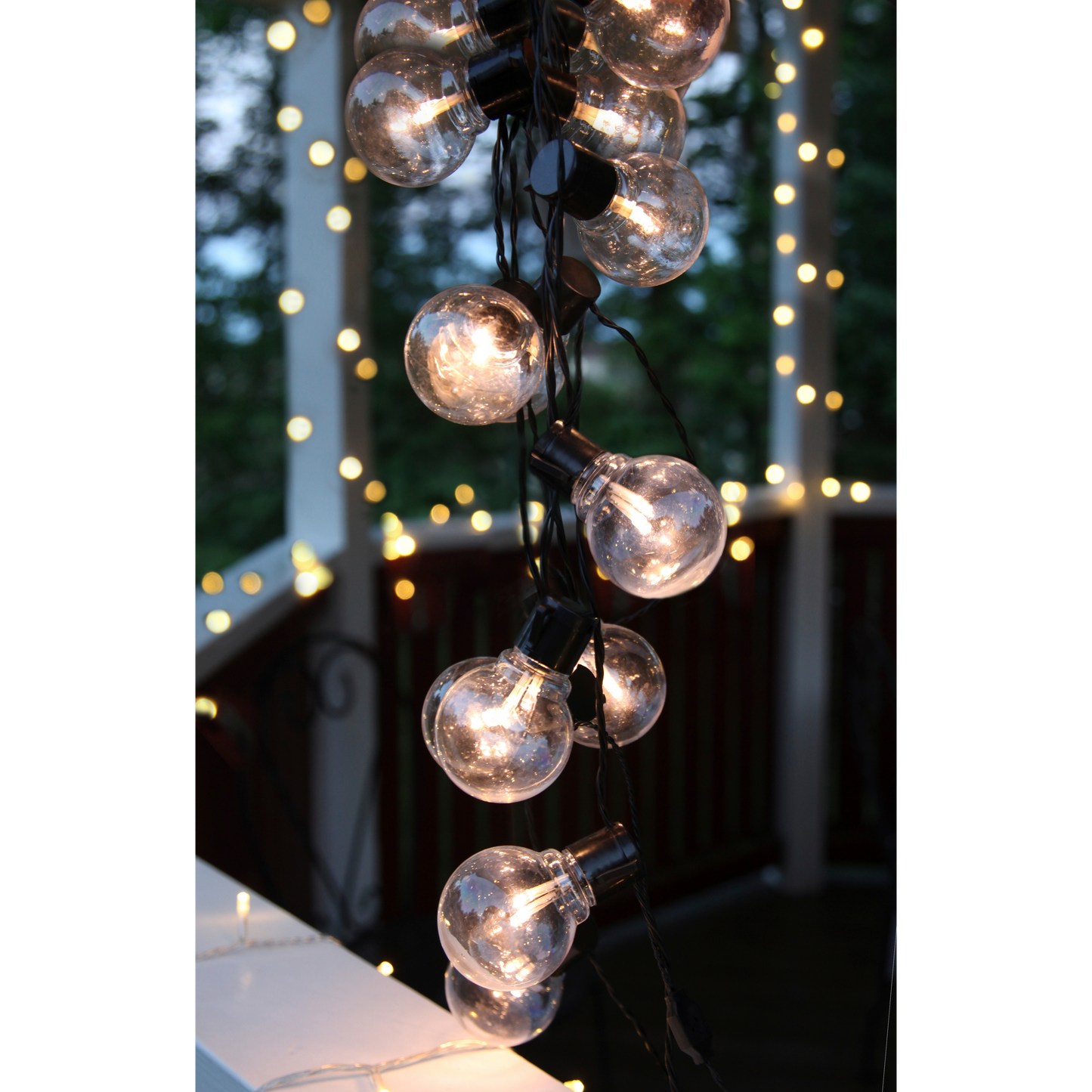 LED-Partylichterkette ''Partaj'', 16 Lampen, warmweiß, 4,5m Länge, outdoor