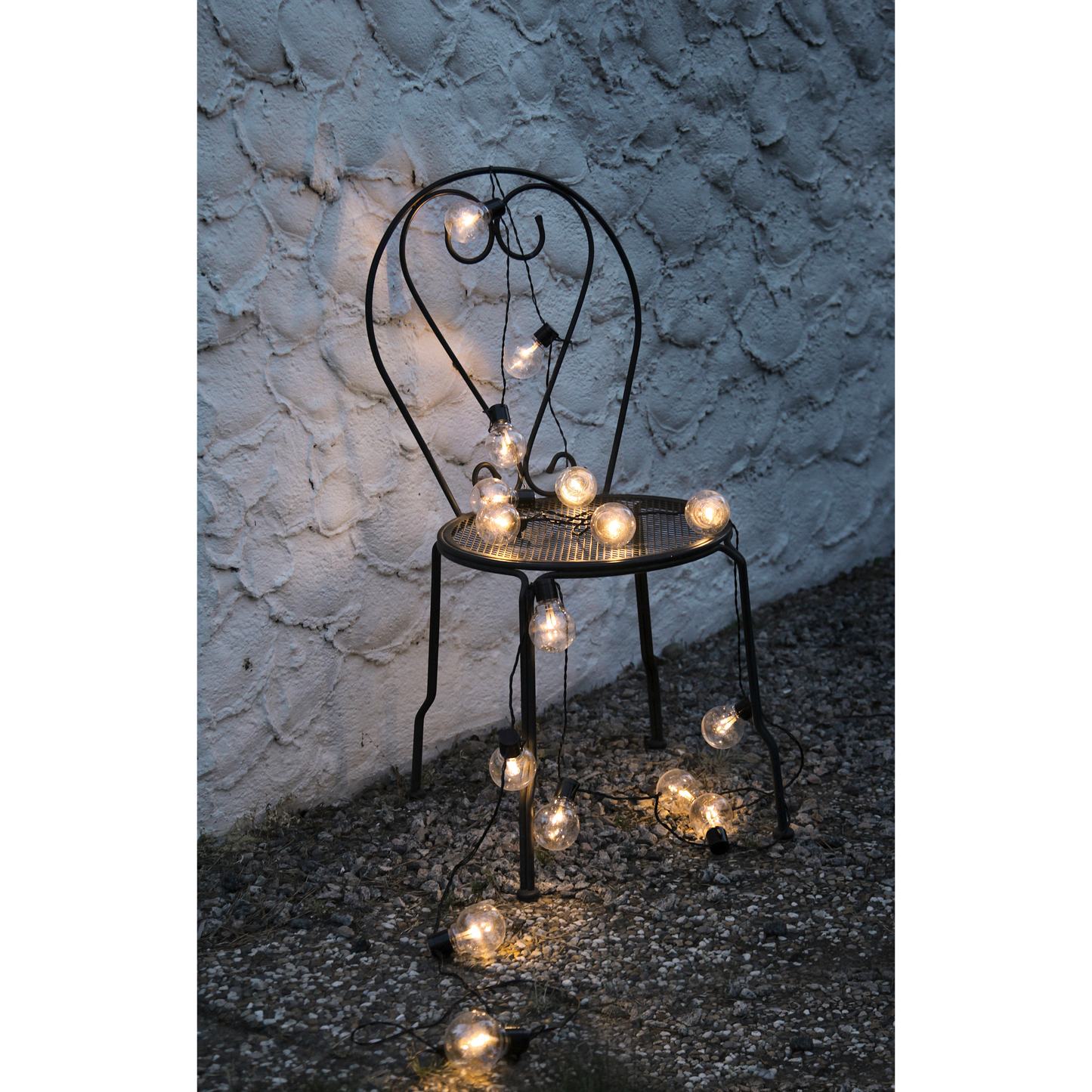 LED-Partylichterkette ''Partaj'', 16 Lampen, warmweiß, 4,5m Länge, outdoor