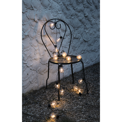 LED-Partylichterkette ''Partaj'', 16 Lampen, warmweiß, 4,5m Länge, outdoor