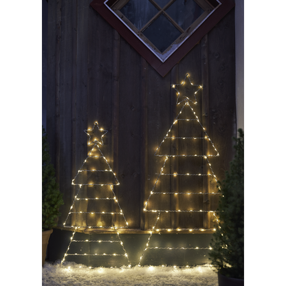 LED-Silhouette ''Folde'', Tannenbaum, 120cm, batteriebetrieben, klappbar
