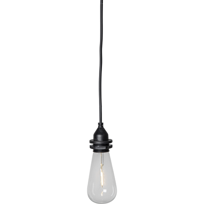 LED-Solar-Lampe ''Cord Set'', schwarz, Kunstoff/Glas, zum Clippen, inkl. Akku