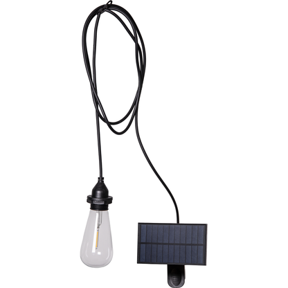 LED-Solar-Lampe ''Cord Set'', schwarz, Kunstoff/Glas, zum Clippen, inkl. Akku