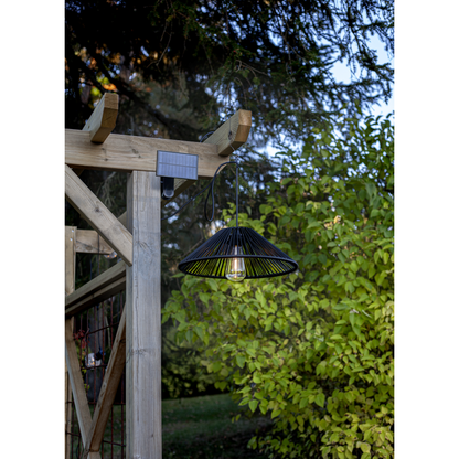 LED-Solar-Lampe ''Cord Set'', schwarz, Kunstoff/Glas, zum Clippen, inkl. Akku