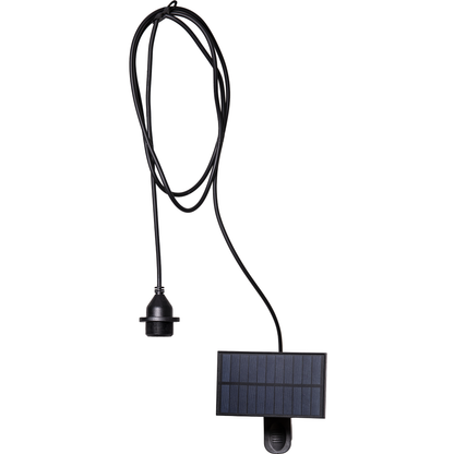 LED-Solar-Lampe ''Cord Set'', schwarz, Kunstoff/Glas, zum Clippen, inkl. Akku
