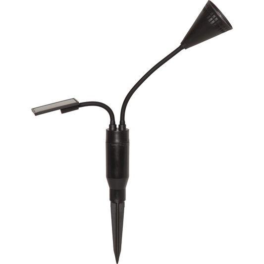 LED-Solar-Spot ''Powerspot'', biegsam, schwarz, Kunstoff, Erdspieß, inkl. Akku