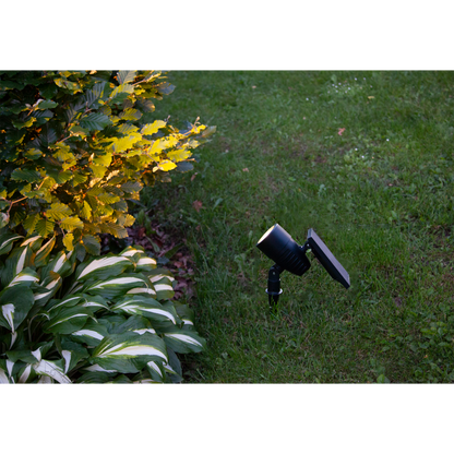 LED-Solar-Spotlight ''Powerspot'', schwarz, 9,5x21cm, Akku, outdoor, mit Erdspieß