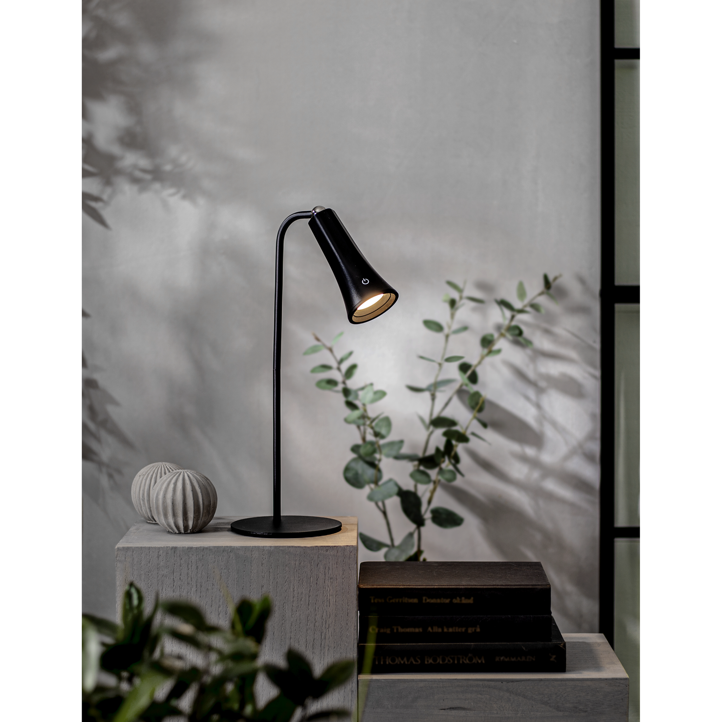 LED-Tischleuchte ''Functional'', schwarz, Metall, dimmbar, Standfuß