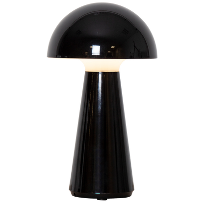 LED-Tischleuchte ''Mushroom'', 16x28cm, schwarz, Akku, Ladekabel, outdoor