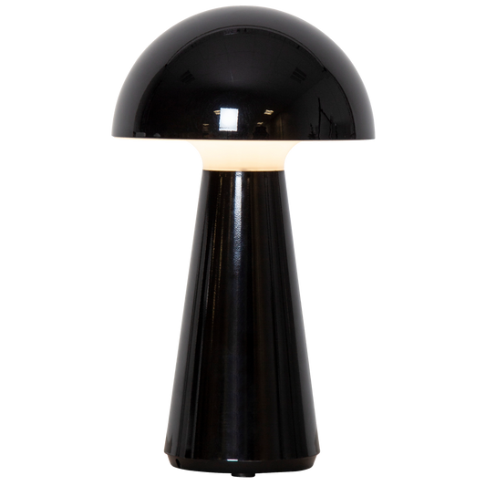 LED-Tischleuchte ''Mushroom'', 16x28cm, schwarz, Akku, Ladekabel, outdoor