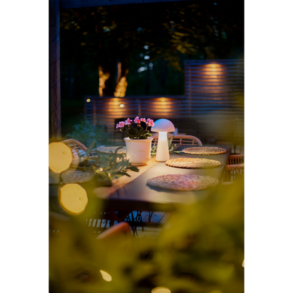 LED-Tischleuchte ''Mushroom'', 16x28cm, weiß, Akku, Ladekabel, outdoor