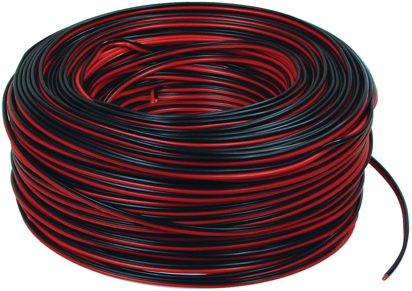 Valueline Lautsprecherkabel auf Rolle 2x 0.35 mm² 100 m Schwarz/Rot