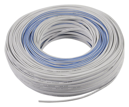 Valueline Lautsprecherkabel auf Rolle 2x 0.35 mm² 100 m Weiss