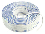 Valueline Lautsprecherkabel auf Rolle 2x 1.50 mm² 100 m Weiss