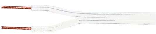 Valueline Lautsprecherkabel auf Rolle 2x 1.50 mm² 100 m Weiss