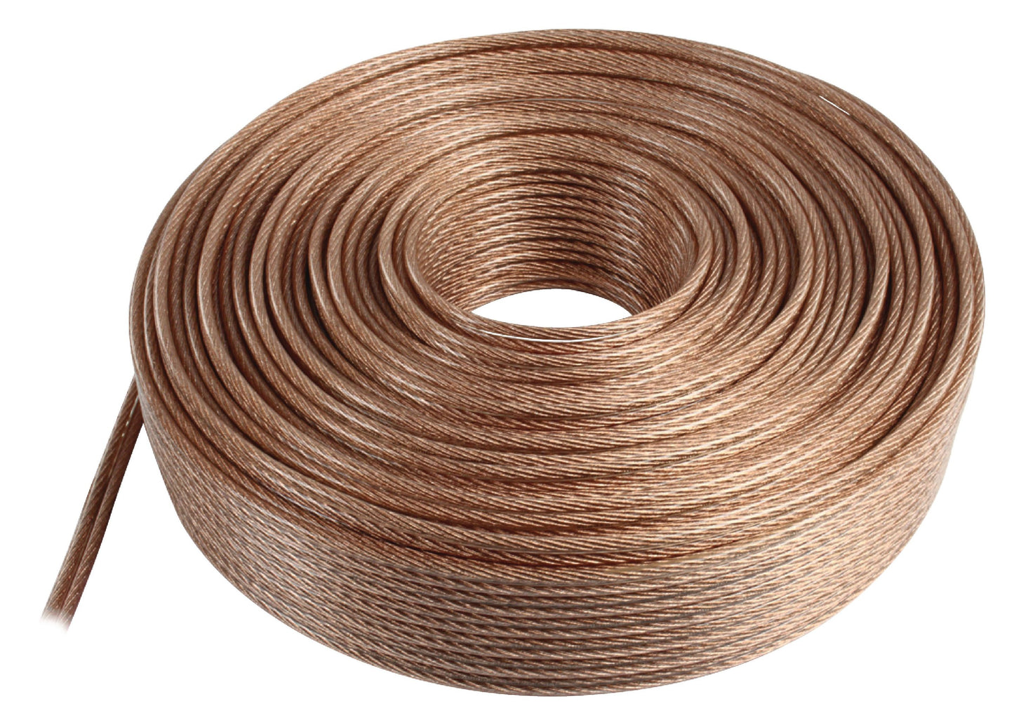Valueline Lautsprecherkabel auf Rolle 2x 6.00 mm² 100 m Transparent