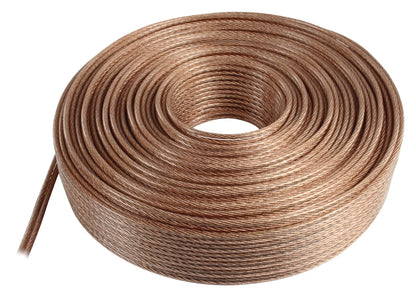 Valueline Lautsprecherkabel auf Rolle 2x 6.00 mm² 100 m Transparent