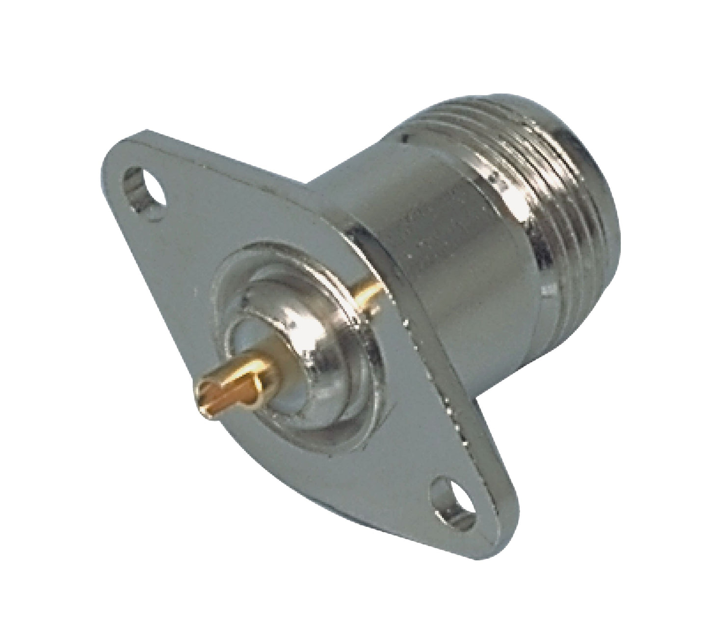 Valueline Stecker N Female Metall Silber