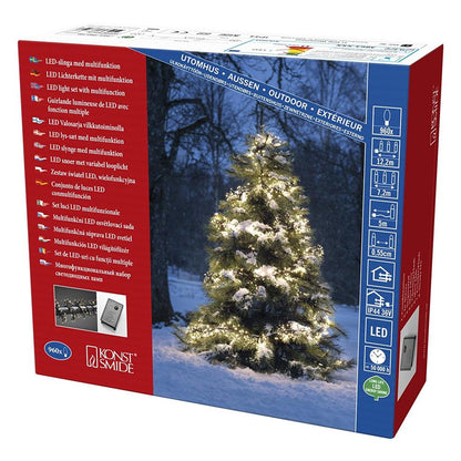 Micro LED-Lichterkette 'Cluster' 960 flg. ww3863-100