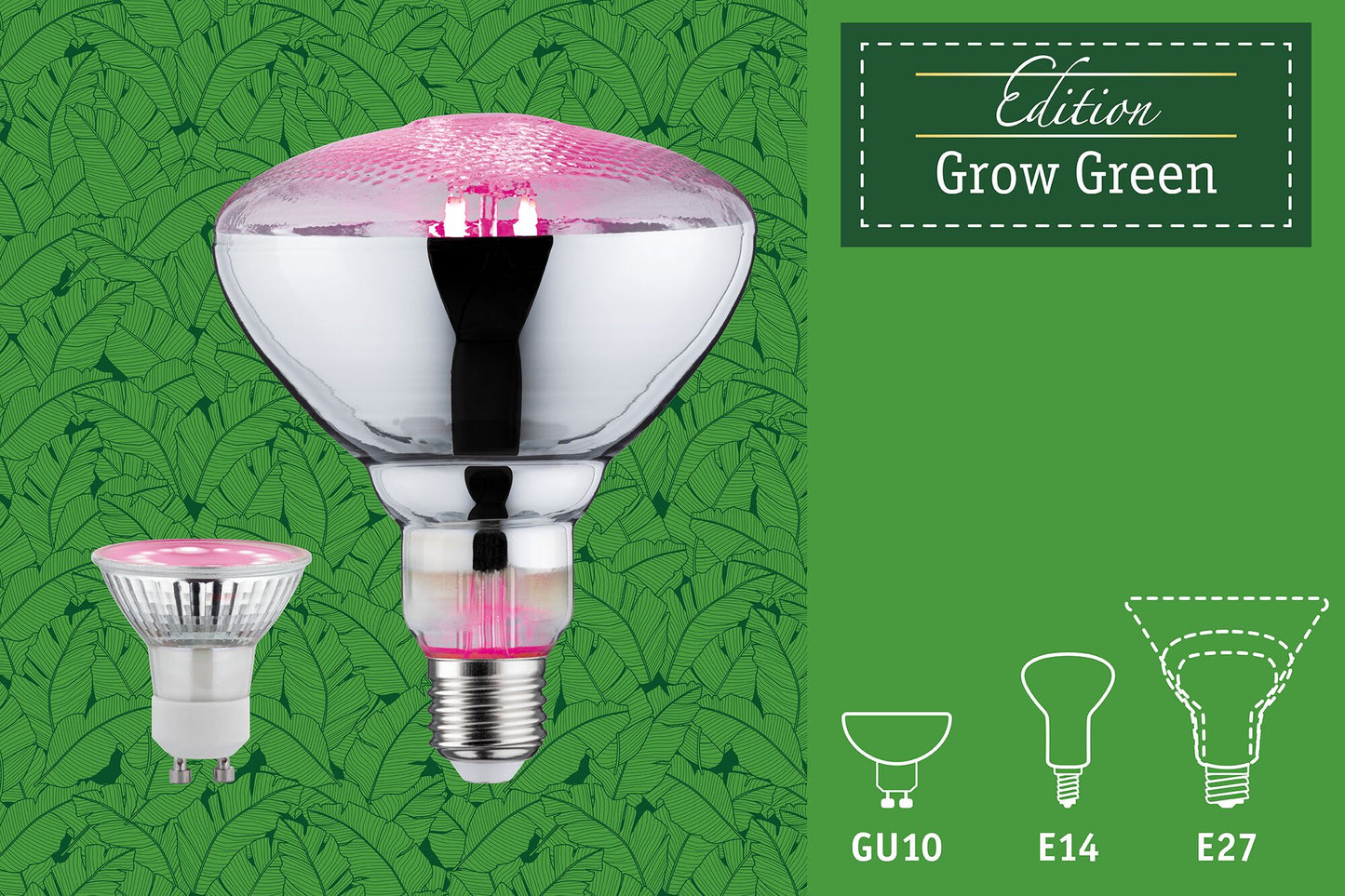 Paulmann Grow Green Edition Filament 230V LED Reflektor 95lm 3,5W 1100K  Wachstumslicht